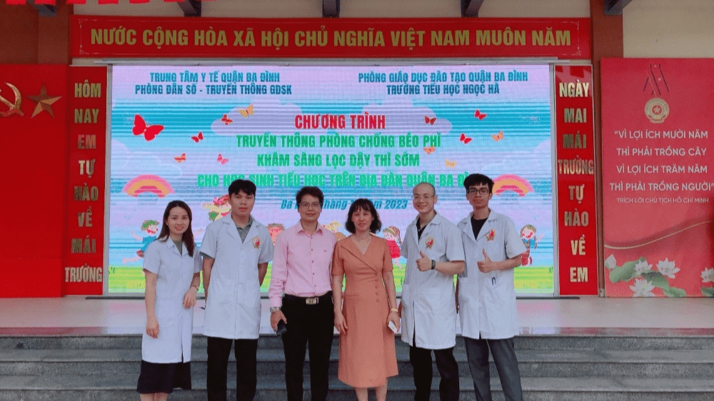 Quận Ba Đình: Tăng cường khám sàng lọc dậy thì sớm cho học sinh